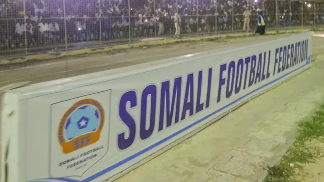 Na on 8 September 2017 na im people gather for di first night football match since thirty years for Konis Stadium, Modadishu.