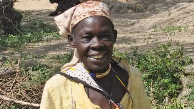 Florence Cheptoo began to learn to read when her grandchild brought home a library book
