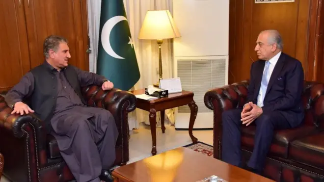 پاکستان آنے سے قبل زلمے خلیل زاد نے کہا تھا کہ پاکستان اور امریکہ کے درمیان تعلقات تب تک بہتر نہیں ہوں گے جب تک اسلام آباد، کابل میں اپنی پالیسی پر نظر ثانی نہیں کرتا