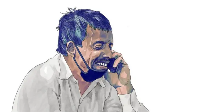 رام پکار کی اس تصویر کی سکیچ جو سوشل میڈیا پر وائرل ہوئی تھی