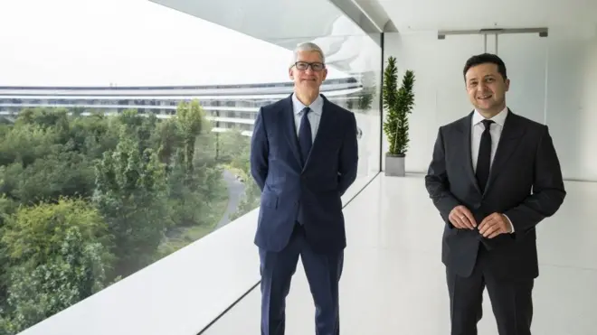 Зеленський побував в офісі Apple