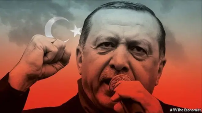 The Economist dergisi, Cuma günü çıkan sayısının kapağında bu görselle birlikte 'Türkiye diktatörlüğe sürükleniyor' başlığını atmıştı