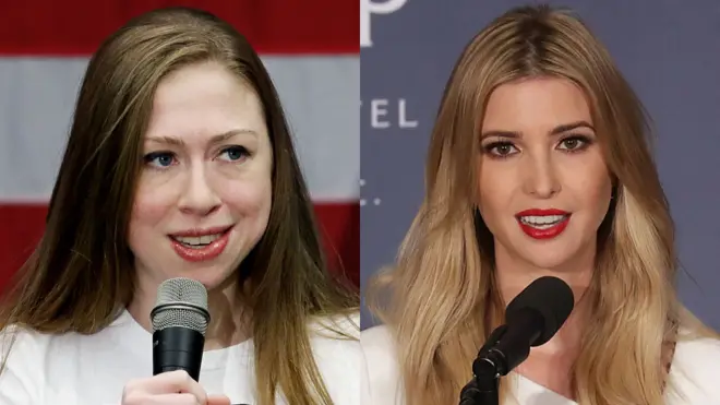 Chelsea Clinton e Ivanka Trump.