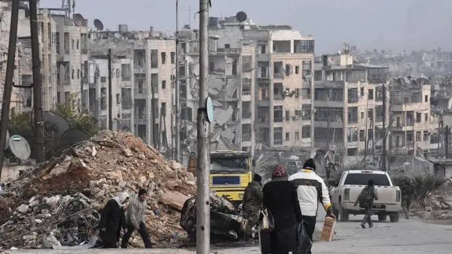 Развалины в Сирии