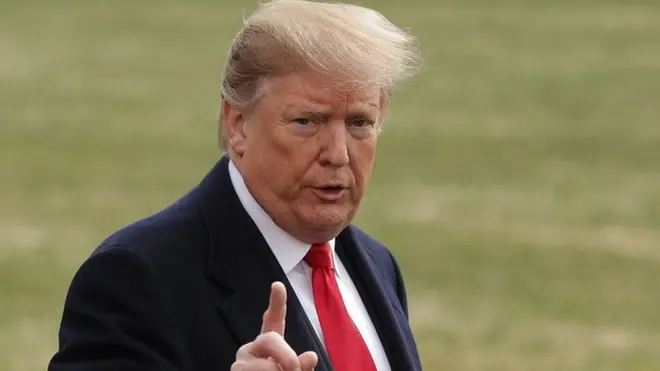 ट्रंप ने ट्वीट कर लिखा कि 'बड़े पैमाने पर' प्रतिबंध हटा लिए गए हैं