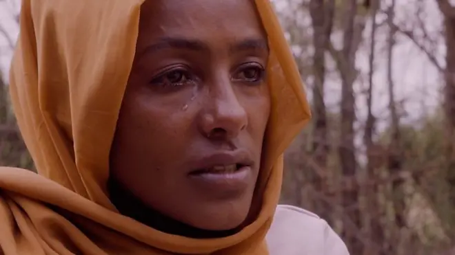 የምታለቅስ ሴት