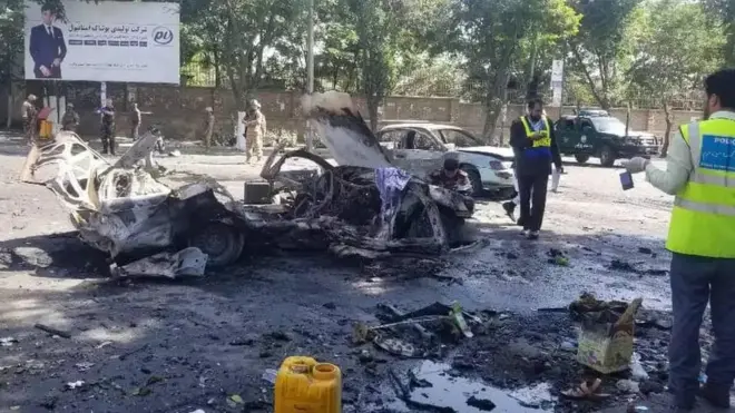 د کورنیو چارو وزارت وايي، په یوه کرولا پسې مقناطیسي ماین نښلول شوی