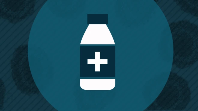 Graphic of bottle of tablets