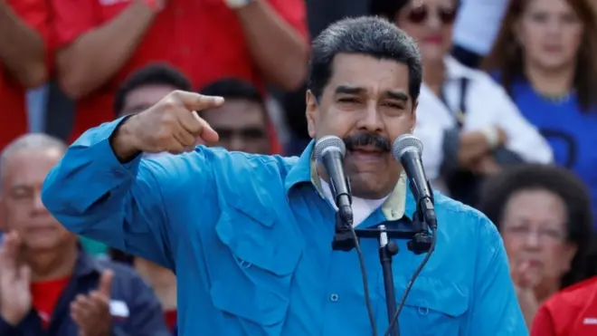 Maduro formalizó este martes su candidatura presidencial en Venezuela.