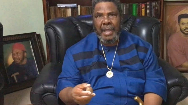 Pete Edochie kọwara na nkọwa ihe ọjị putara bụ: Ọ - Omenala, J - Jikọrọ, I - Igbo.