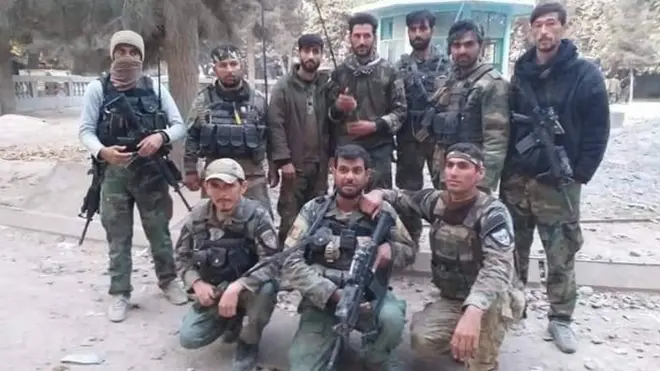 افغان ځواکونه د درقد ولسوالۍ مرکز کې