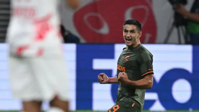 Автор першого голу "Шахтаря" Мар'ян Швед