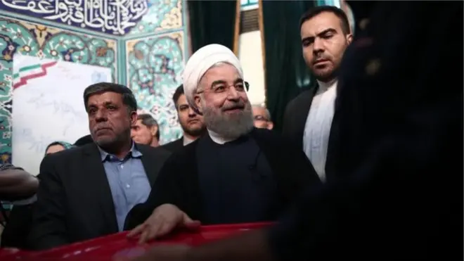 ජනාධිපති රුහානි -ජයග්‍රහණය අභියස