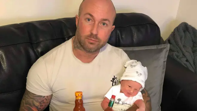 Paul Dawson with son Ben