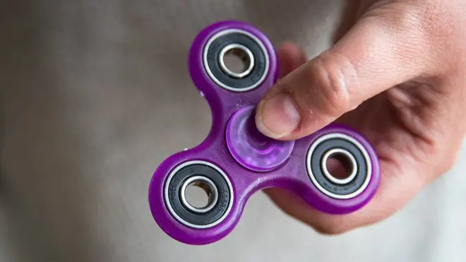Un fidget spinner