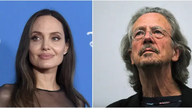 Анџелина Џоли и Петер Хандке - борци за људска права на супротним странама