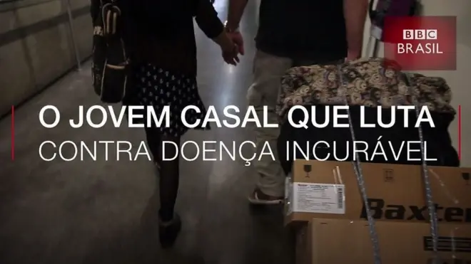 O casal Osmar e Mônica faz tratamento contra uma doença degenerativa no mesmo hospital onde se conheceu há quatro anos.