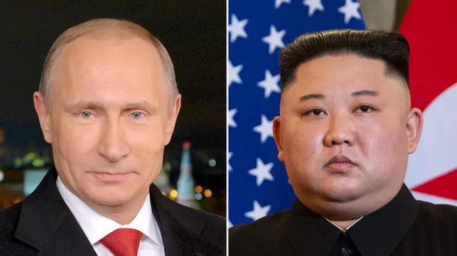 푸틴 대통령과 김정은 위원장