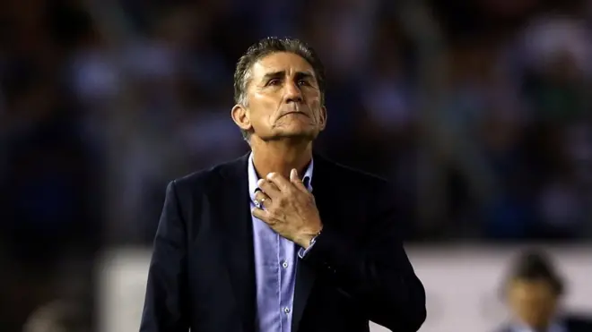Edgardo Bauza dirigió a la selección argentina apenas ocho partidos.