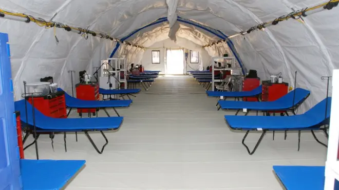 अमरीका, मोबाइल अस्पताल