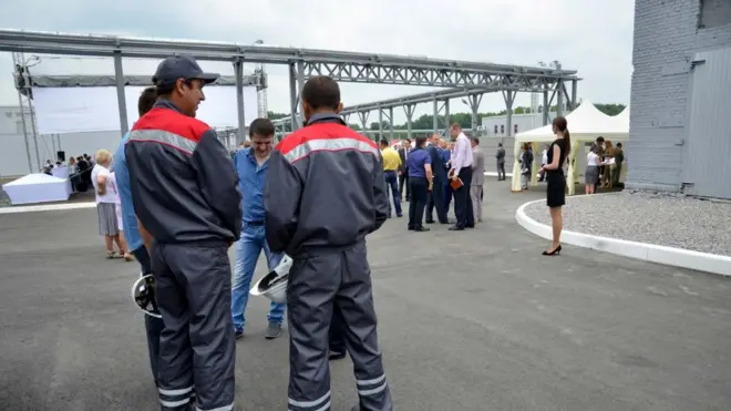 Відкриття фармацевтичного заводу "Біофарма" в Білій Церкві (Київська область) у 2015 році (Архів)