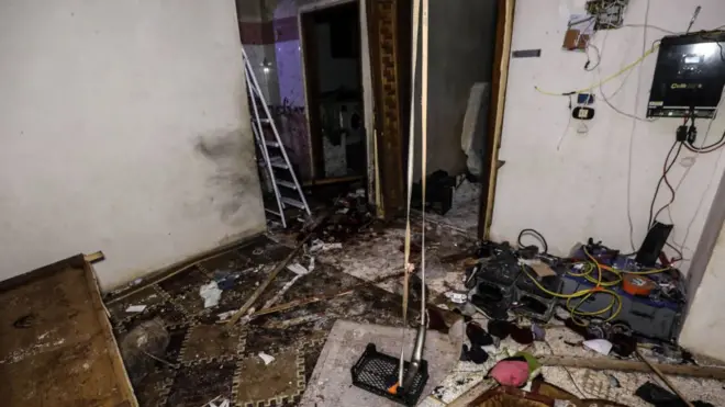 المنزل الذي قتل فيه القرشي بعد الغارة