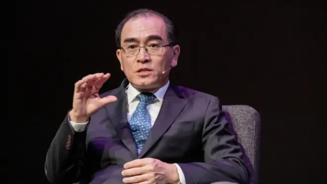 2019 오슬로 프리덤 포럼에 참석한 태영호 전 영국주재 북한공사