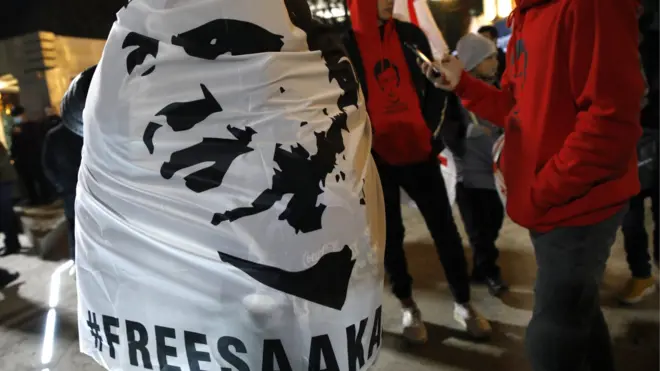 акция в поддержку Саакашвили