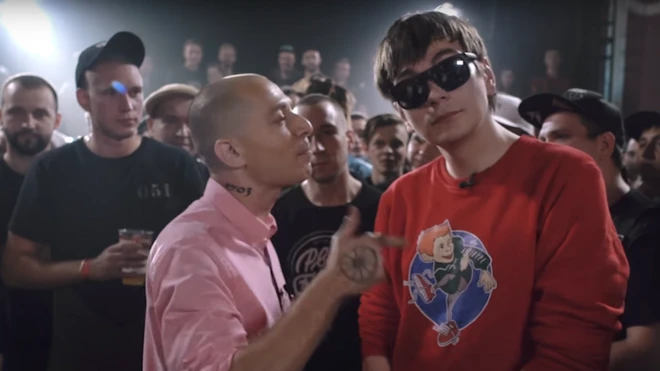 Схватка Оксимирона (Oxxymiron) и Славы КПСС (Гнойного) наделала немало шуму