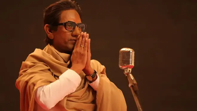 अभिनेता नवाज़ुद्दीन सिद्दीकी 'ठाकरे' फ़िल्म में शिवसेना के पूर्व प्रमुख बाल ठाकरे का किरदार निभा रहे हैं.