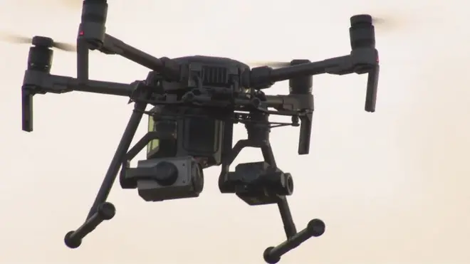 Drones are an increasingly common sight and outwardly this one is no different
