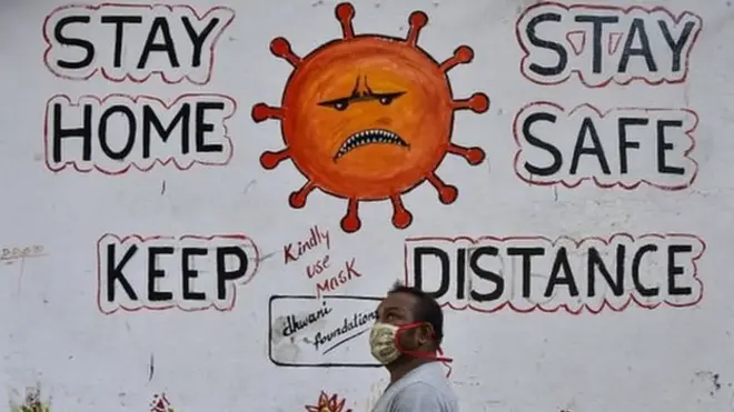 Terdapat lebih 27.000 orang di India yang dinyatakan terinfeksi Covid-19.