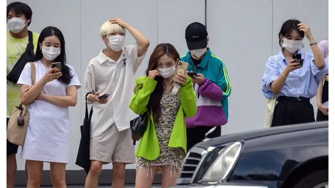 ኣብ ሲዎል ደቡብ ኮርያ መሸፈኒ ኣፍን ኣፍንጫን ዝገበሩ ሰባት: 24 ነሓሰ 2020