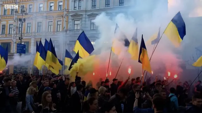 Акція "Ні капітуляції" 14 жовтня 2019 року в Києві