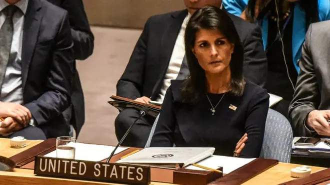 Nikki Haley a déclaré que les Etats-Unis ''ne faisaient plus confiance au gouvernement de Juba''.