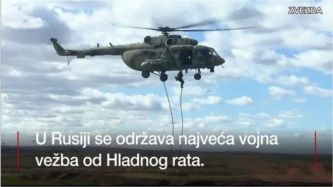 U vežbama učestvuje više od 300.000 vojnika