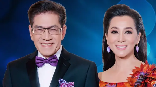 Người dẫn chương trình Nguyễn Ngọc Ngạn và Nguyễn Cao Kỳ Duyên quen thuộc với khán giả