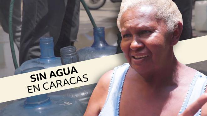 Composición sobre la falta de agua en Caracas