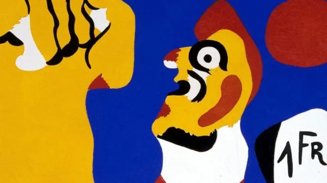 Miró'nun 'İspanya'ya Yardım Edin' adlı eseri