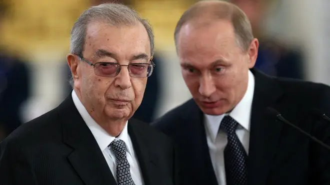 Yevgeny Primakov y Vladimir Putin.