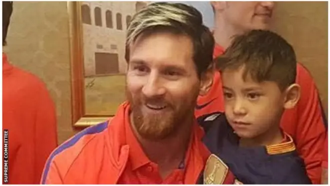 لیونل میسی اور مرتضیٰ احمدی