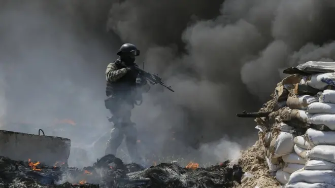 Конфликт на востоке Украины продолжается уже три года