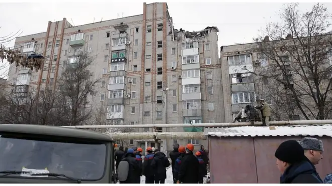 Дом, в котором произошел взрыв