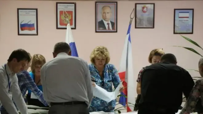 Западные страны не признают результаты парламентских выборов в аннексированном Россией Крыму