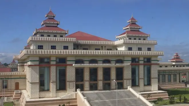 Security guards spotted the journalist flying the drone near the parliament in Naypyidaw