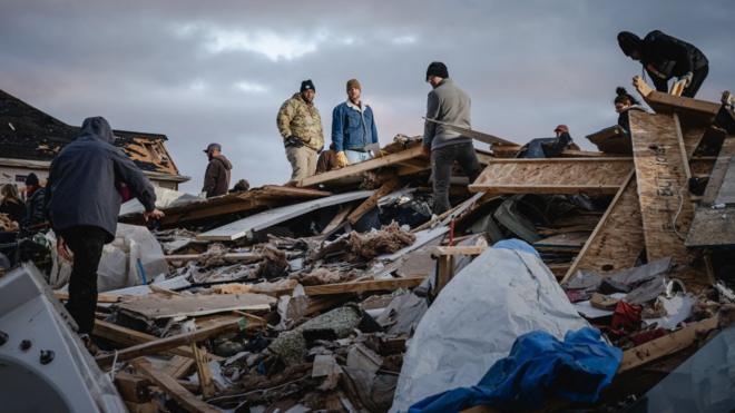 Baby found alive in tree after Tennessee tornado