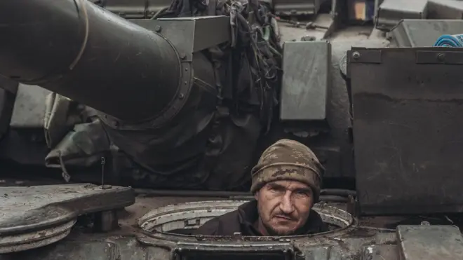 Украинский танкист