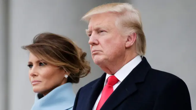 Дональд Трамп и Меланья Трамп