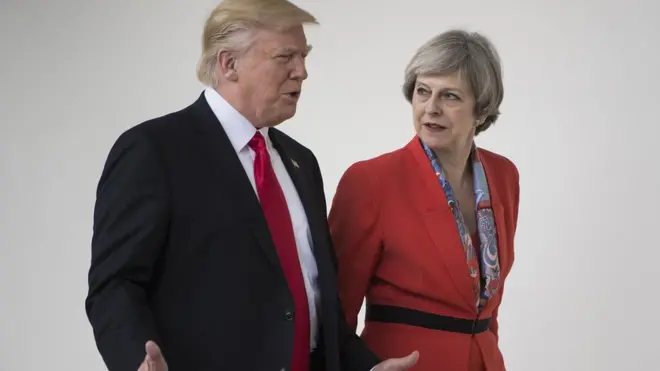 Donald Trump ve Theresa May