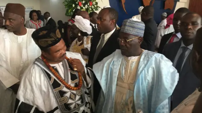 Speaker of NA, Cavaye Yeguie Jibril . and oda mimbas for parliament before elections for February